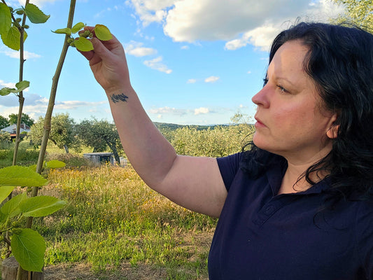 Nicola in the Food Forest